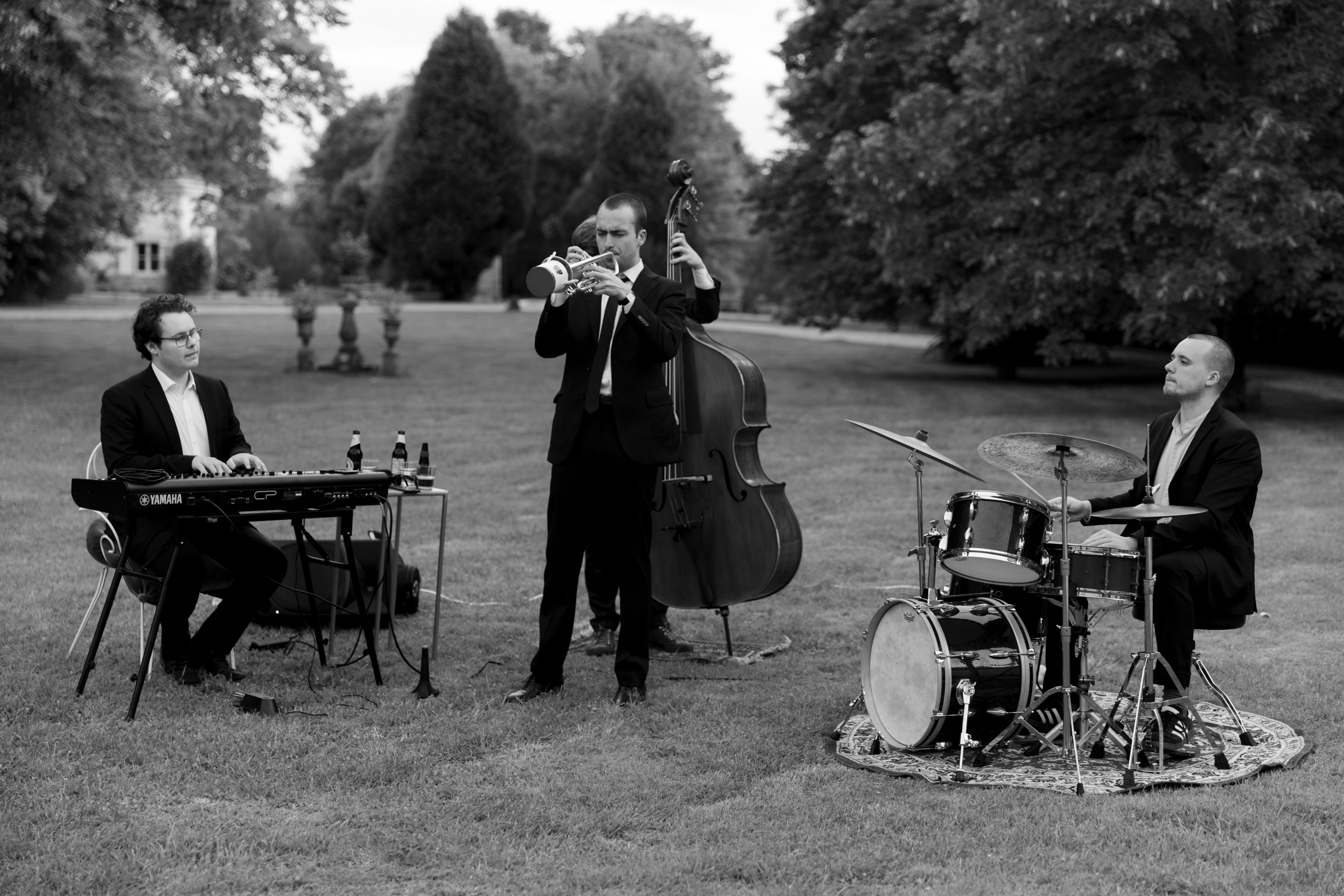 The band at an event